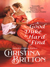 Cover image for A Good Duke Is Hard to Find